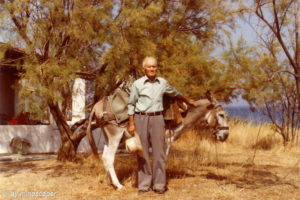 Antanasio with Donkey at Spiti