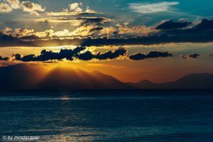 Sunrise Above Taigetos with Clouds - Koroni Sky Story