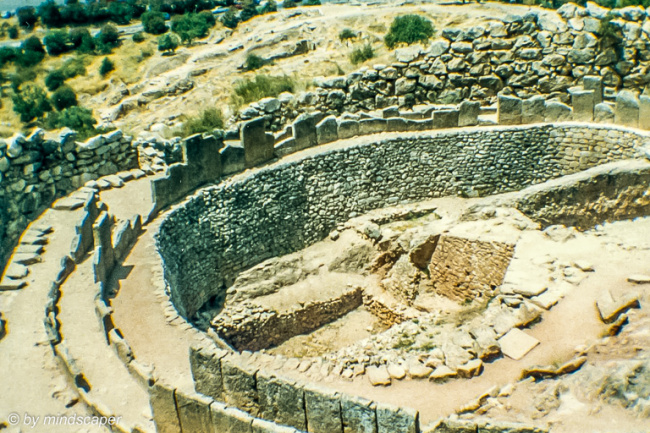 Mykene Grave Circle -Archaeological Site