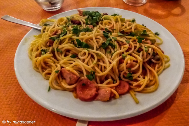 Spaghetti alla Barbarossa