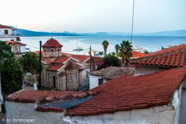 Agios Georgios Church with Gulf of Messinias