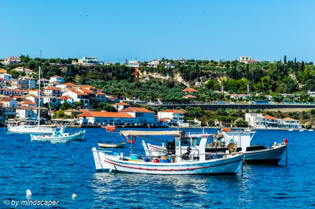 Fisherboats in the Harbour - Koroni Sea Story